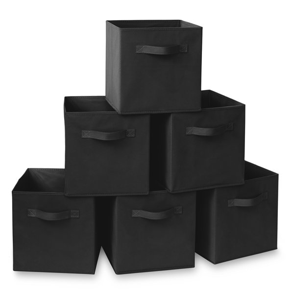 Latitude Run® 10.5" L x 10.5" W x 11" H Collapsible Fabric Cube Storage